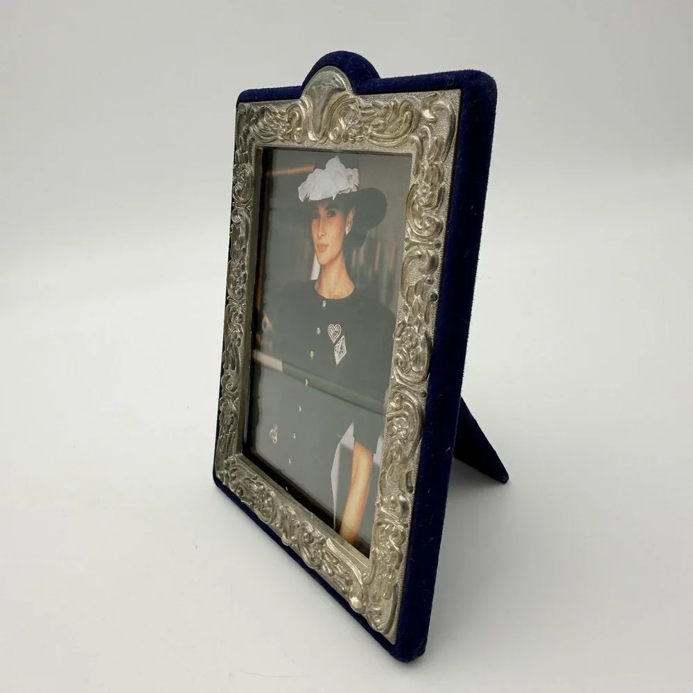 Vtg International Silver Company Silver Plated Ornate Picture Frame 3.5 X 5.5 in